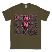 Army Green dance dance dance with lightning bolt Classic Tee - MaliasSmallBusiness