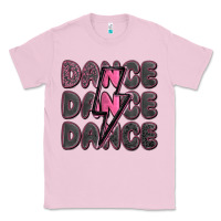 Bubblegum Pink dance dance dance with lightning bolt Classic Tee - MaliasSmallBusiness