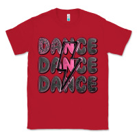 Red dance dance dance with lightning bolt Classic Tee - MaliasSmallBusiness