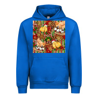 Cobalt christmas chicken Urban Hoodie - FaDigitalArtStudio