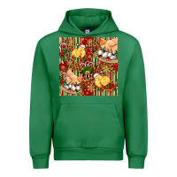 Emerald christmas chicken Urban Hoodie - FaDigitalArtStudio