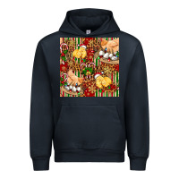 Navy christmas chicken Urban Hoodie - FaDigitalArtStudio