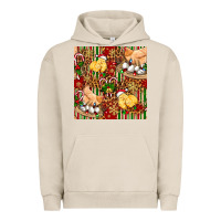 Pigment French Oak christmas chicken Urban Hoodie - FaDigitalArtStudio