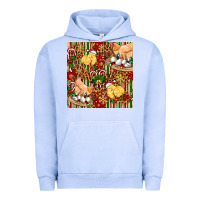 Pigment Grape Ice christmas chicken Urban Hoodie - FaDigitalArtStudio