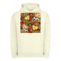 Pigment Pistachio christmas chicken Urban Hoodie - FaDigitalArtStudio