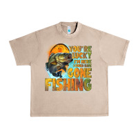 French Oak youre lucky im here i could have gone fishing Urban Heavy Tee - NancyCooperArtShop