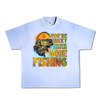 Grape Ice youre lucky im here i could have gone fishing Urban Heavy Tee - NancyCooperArtShop