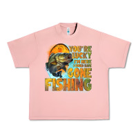Salmon youre lucky im here i could have gone fishing Urban Heavy Tee - NancyCooperArtShop