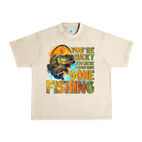 Sandshell youre lucky im here i could have gone fishing Urban Heavy Tee - NancyCooperArtShop