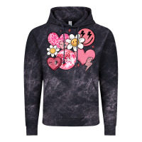 Cloud Black retro valentines day Vintage Hoodie - MaliasSmallBusiness
