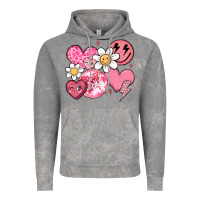 Cloud Rock retro valentines day Vintage Hoodie - MaliasSmallBusiness