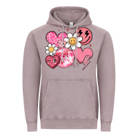 Vintage Zinc retro valentines day Vintage Hoodie - MaliasSmallBusiness