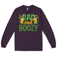 Plum Bad And Boozy St. Patricks Long Sleeve Tee - BundleAndBundleShop