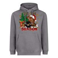 Storm tis the season Heavyweight Hoodie - CowGirlArtShop