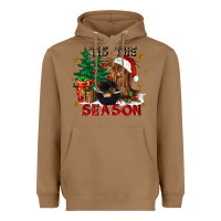Toasted Coconut tis the season Heavyweight Hoodie - CowGirlArtShop