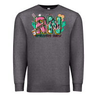 Charcoal Heather registered nurse Premium Sweatshirt - CowGirlArtShop