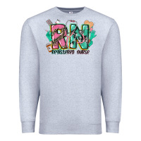Heather Grey registered nurse Premium Sweatshirt - CowGirlArtShop
