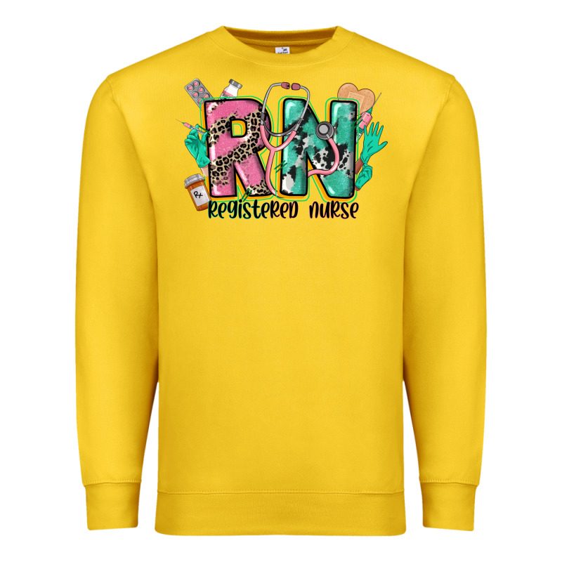 Registered Nurse Premium Sweatshirt by CowGirlArtShop | Teevron