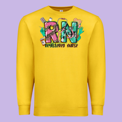 Registered Nurse Premium Sweatshirt Designed By Cowgirlartshop