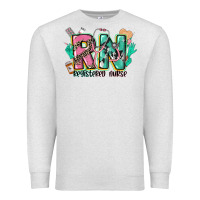 Oatmeal Heather registered nurse Premium Sweatshirt - CowGirlArtShop