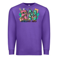 Purple registered nurse Premium Sweatshirt - CowGirlArtShop