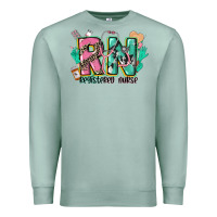 Seafoam registered nurse Premium Sweatshirt - CowGirlArtShop