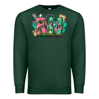 Sports Green registered nurse Premium Sweatshirt - CowGirlArtShop