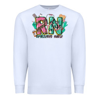 White registered nurse Premium Sweatshirt - CowGirlArtShop