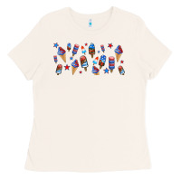 Bone usa ice cream and popsicles Ladies Tee - AdoDesignShop