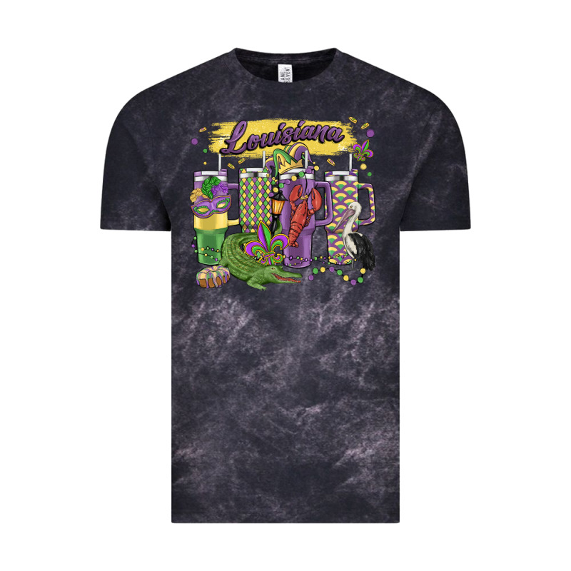 Obsessive Cup Disorder Mardi Gras Vintage Tee by MaliasSmallBusiness | Teevron