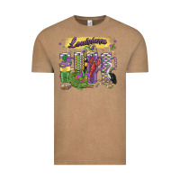 Vintage Coffee obsessive cup disorder mardi gras Vintage Tee - MaliasSmallBusiness