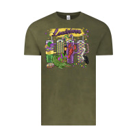 Vintage Olive obsessive cup disorder mardi gras Vintage Tee - MaliasSmallBusiness