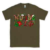 Army Green nurse life christmas Classic Tee - NancyCooperArtShop