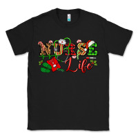 Black nurse life christmas Classic Tee - NancyCooperArtShop