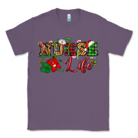 Lavender nurse life christmas Classic Tee - NancyCooperArtShop