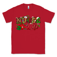 Red nurse life christmas Classic Tee - NancyCooperArtShop