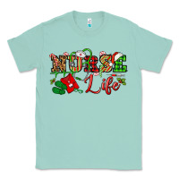 Seafoam nurse life christmas Classic Tee - NancyCooperArtShop