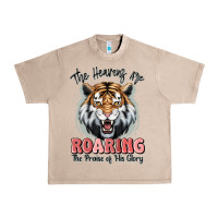 French Oak the heavens are roaring tiger Urban Heavy Tee - MaliasSmallBusiness