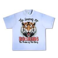 Grape Ice the heavens are roaring tiger Urban Heavy Tee - MaliasSmallBusiness