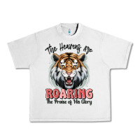 Lunar Rock the heavens are roaring tiger Urban Heavy Tee - MaliasSmallBusiness