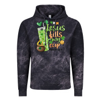 Cloud Black st. patricks day jesus fills my cup Vintage Hoodie - MaliasSmallBusiness