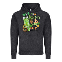Vintage Black st. patricks day jesus fills my cup Vintage Hoodie - MaliasSmallBusiness