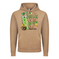 Vintage Coffee st. patricks day jesus fills my cup Vintage Hoodie - MaliasSmallBusiness
