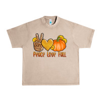 Peace Love Fall Urban Heavy Tee | Teevron