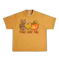 Peanut Butter peace love fall Urban Heavy Tee - AdoDesignShop