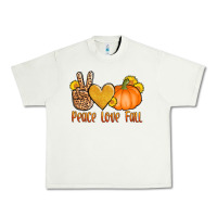 Pistachio peace love fall Urban Heavy Tee - AdoDesignShop