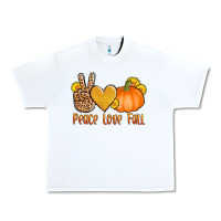 White peace love fall Urban Heavy Tee - AdoDesignShop