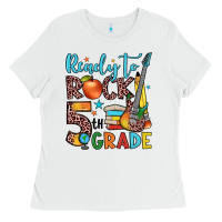 White ready to rock 5th grade Ladies Tee - JahusDesignShop