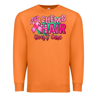 Carrot Chemo hair don't care Cancer Awareness Premium Sweatshirt - HowdyJamesFarm