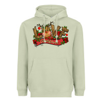 Matcha love christmas reindeer Heavyweight Hoodie - CowGirlArtShop